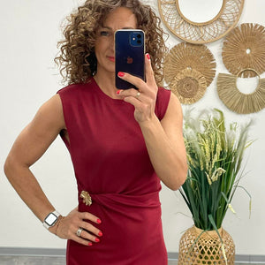 HELEN - Teskövető / BODYCON / ruha. Bordó