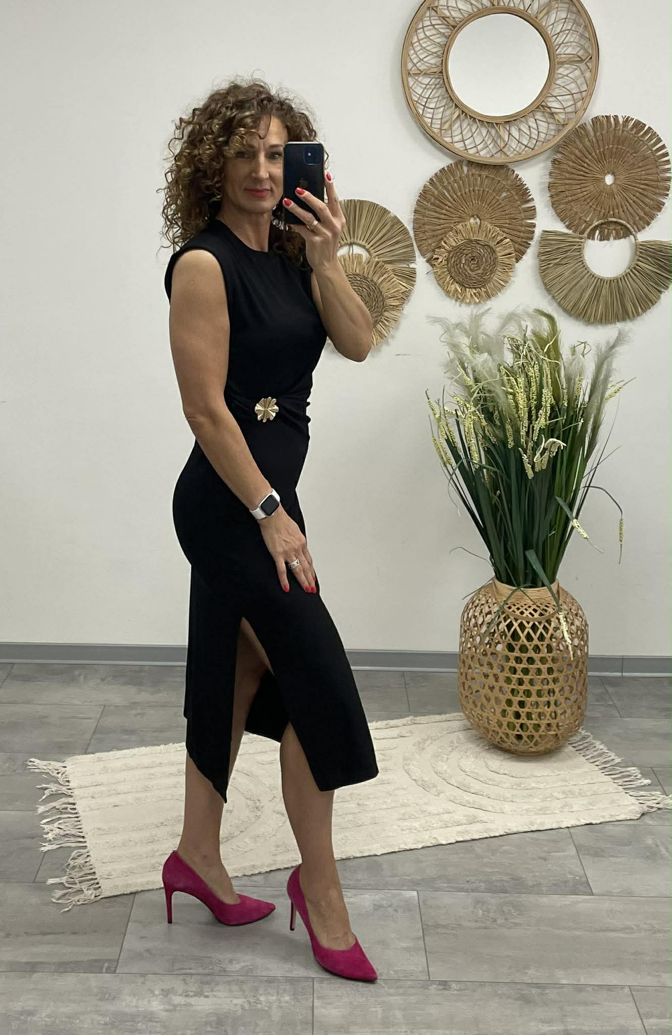 HELEN - Testkövető / BODYCON / ruha. Fekete