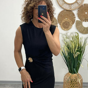 HELEN - Testkövető / BODYCON / ruha. Fekete