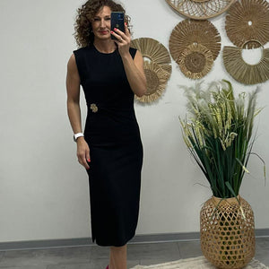 HELEN - Testkövető / BODYCON / ruha. Fekete