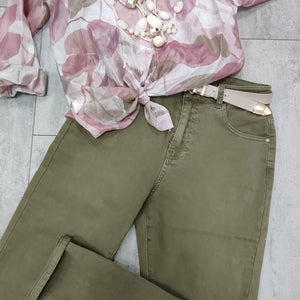 ANIKÓ - MOM - FITT farmer. Khaki