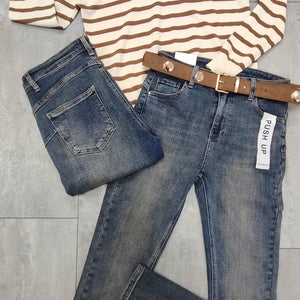 VIVI - Push up farmer nadrág. Koptatott