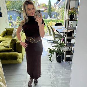 SOFIA  STYLE - Kötött kétrészes. Barna