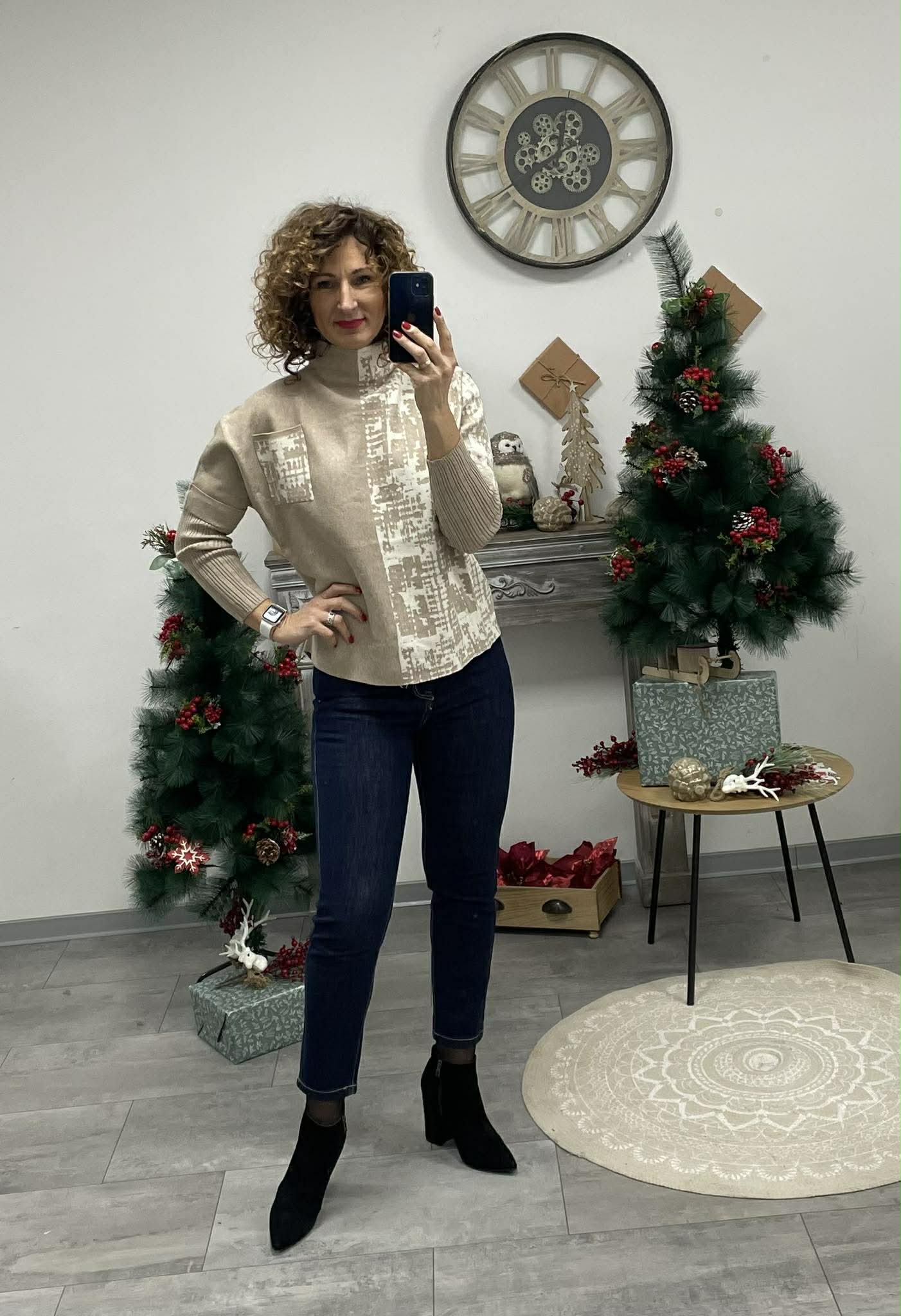 DOYA - Kötött pulóver. Mogyoróbarna