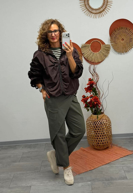 BROWN - Széldzseki. Sötétbarna